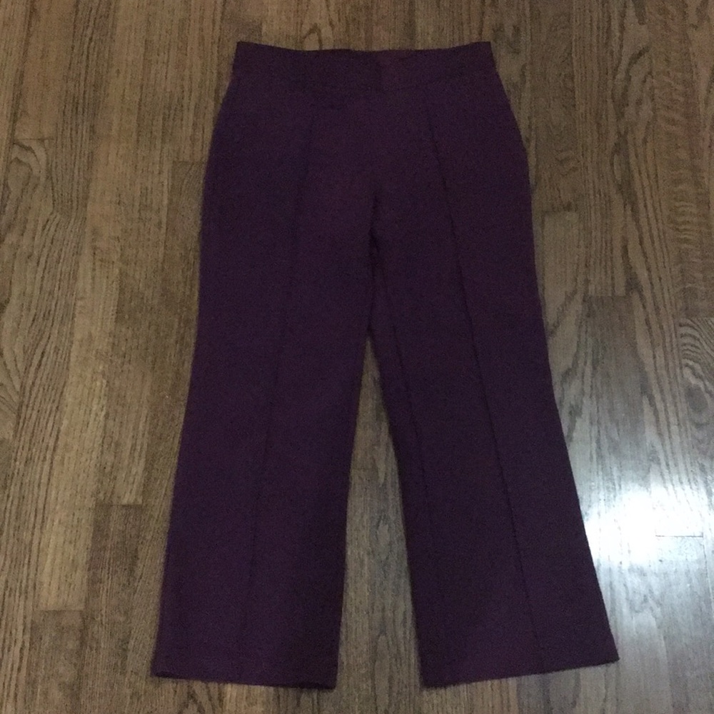 Bcbgmaxazria flare crop pants size small